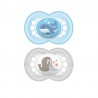 MAM Original Latex Pacifier 6+M 2 Units (Blue and White)