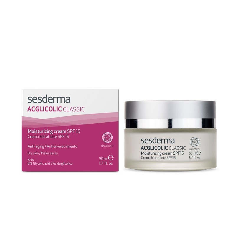 SESDERMA Acglicolic Crème Hydratante Classique SPF15 (50 ml) SESDERMA Acglicolic Crème Hydratante Classique SPF15 (50 ml)
