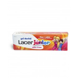 LACER Junior Gel Pasta Dentífrica Sabor Morango 75ML
