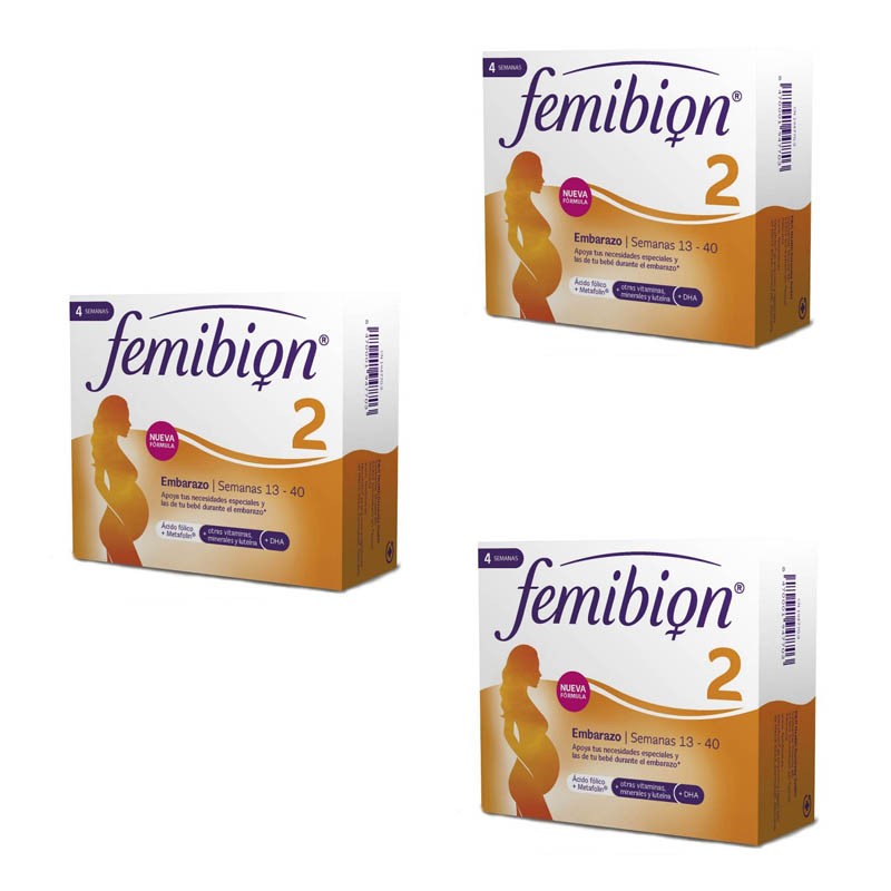 Femibion 2 Embarazo Ácido Fólico 3x28 Cápsulas + 28 Comprimidos - Atida