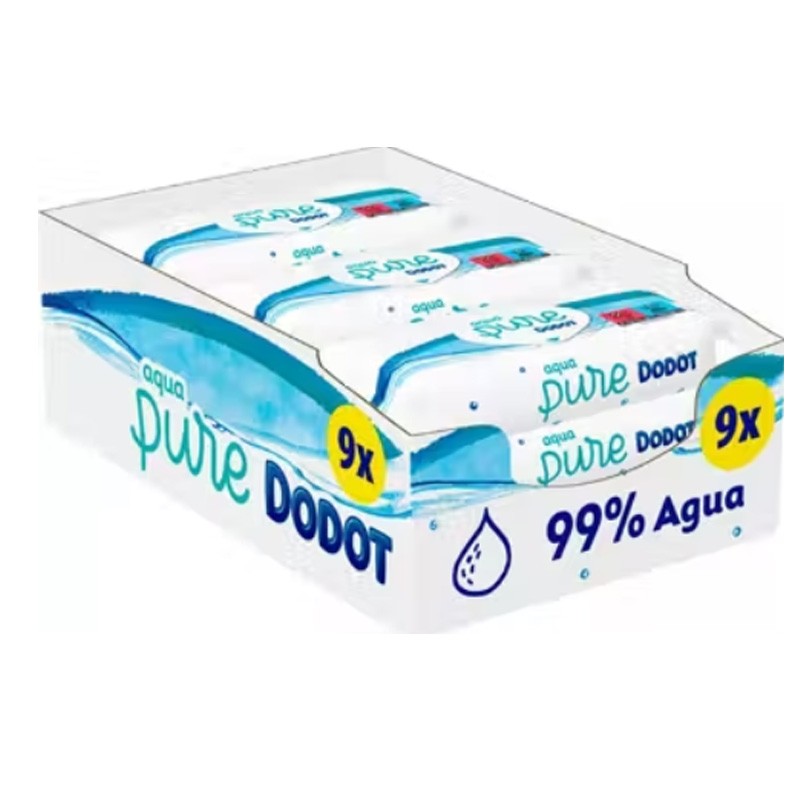 Dodot Toallitas Aqua pure 9x48 (432uds) 【OFERTA ONLINE】