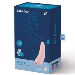 Satisfyer Curvy 2+ Rosa Connect App Succionador de Clítoris