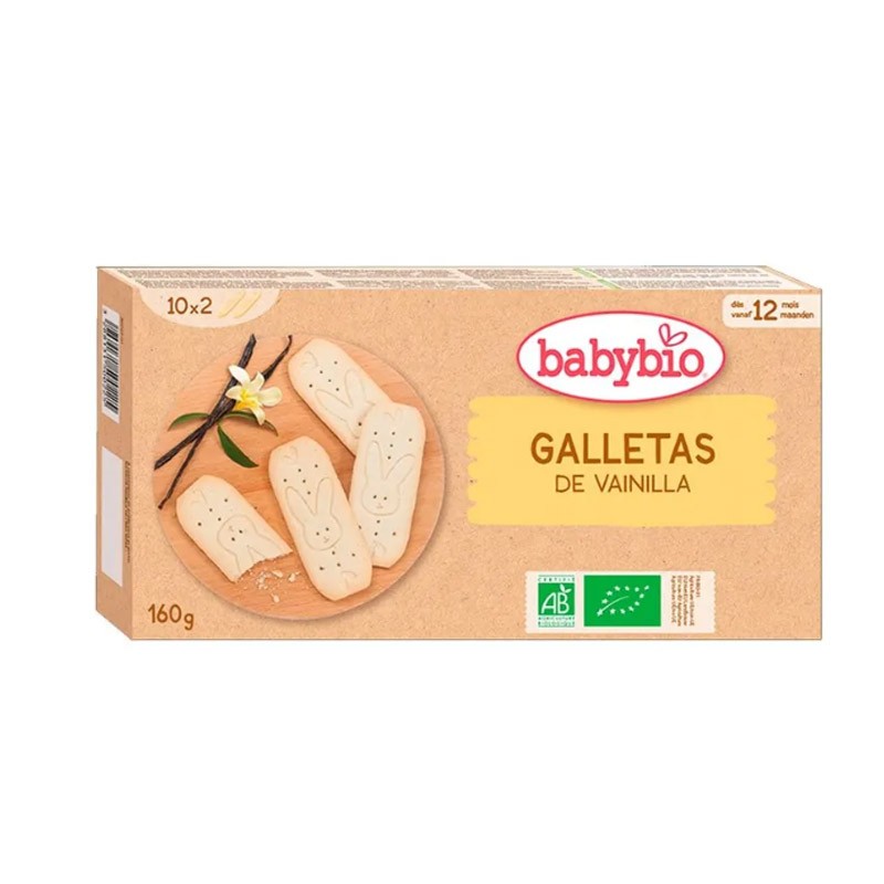 BABYBIO Galletas Dentición Vainilla 160 gr