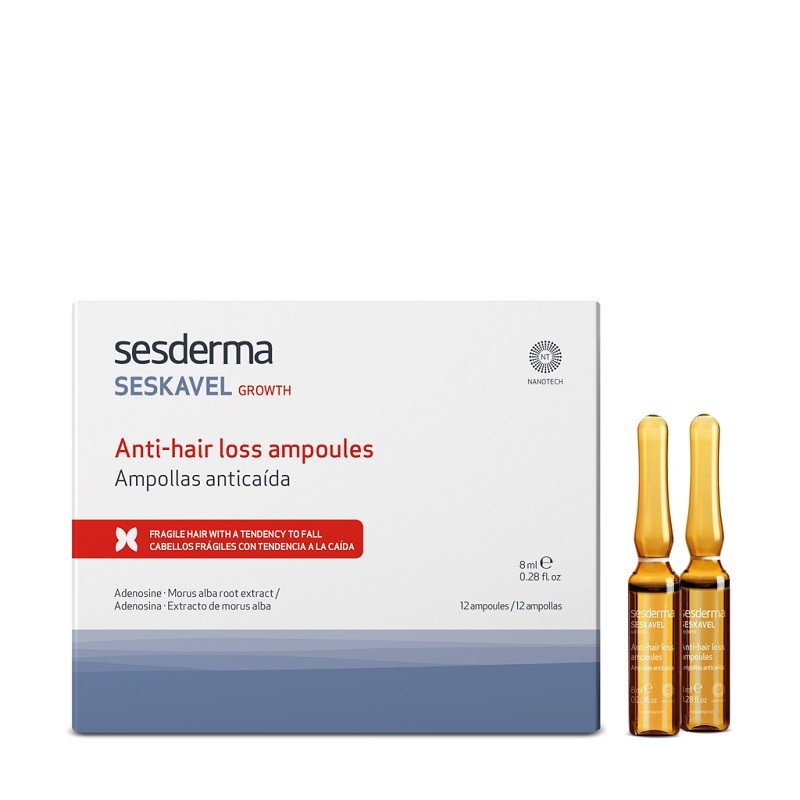 SESDERMA Seskavel Growth Anti-Haarausfall Ampullen 12x8 ml SESDERMA Seskavel Growth Anti-Haarausfall Ampullen 12x8 ml