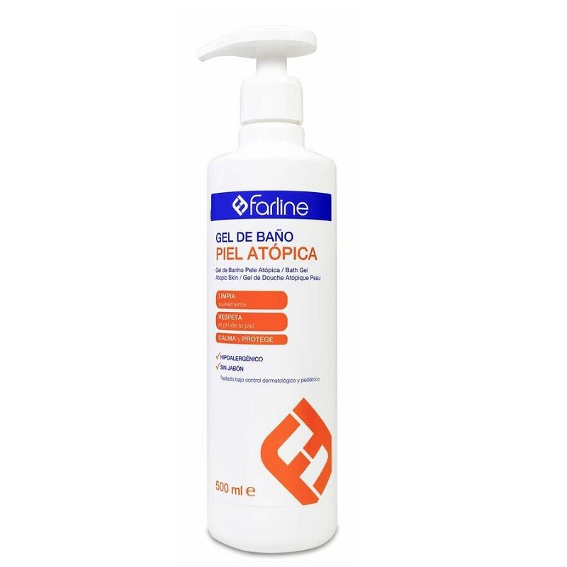 FARLINE Badegel für atopische Haut, 500 ml