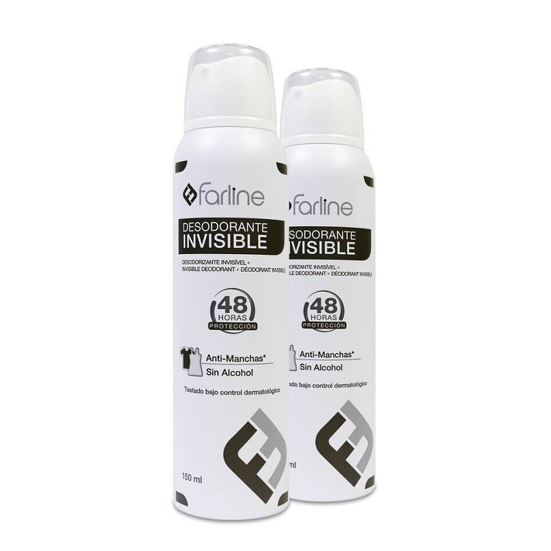 FARLINE DUPLO Unsichtbares Deodorant Spray 2x150ml FARLINE DUPLO Unsichtbares Deodorant Spray 2x150ml