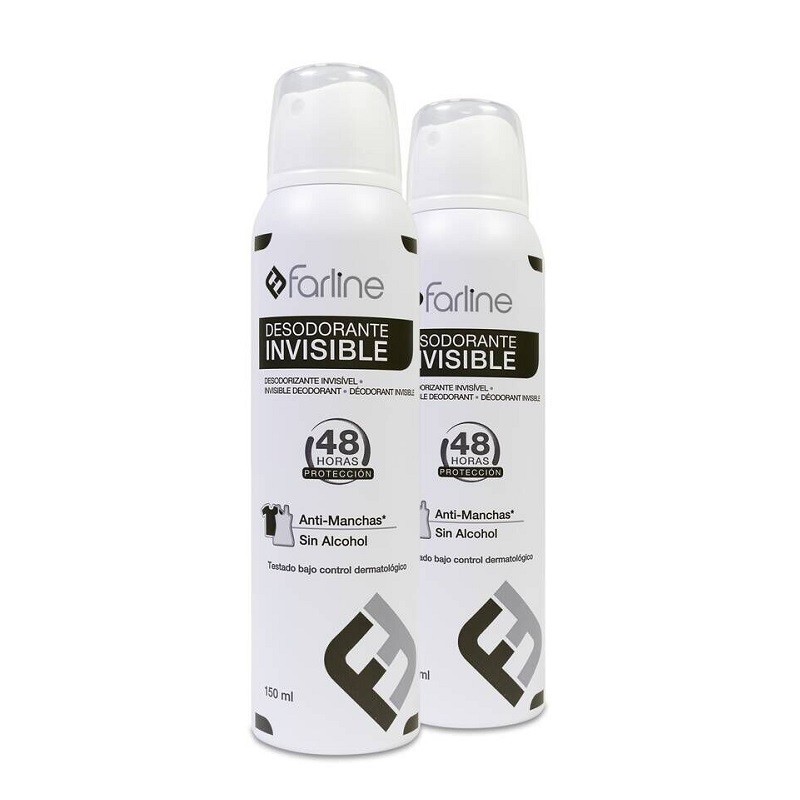 FARLINE Desodorante Spray Invisible DUPLO 2x150ml