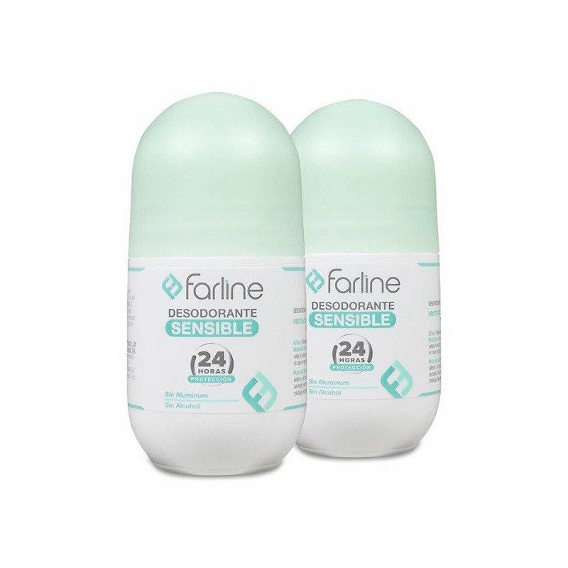 FARLINE Déodorant Sensible Roll-on DUPLO 2x50ml