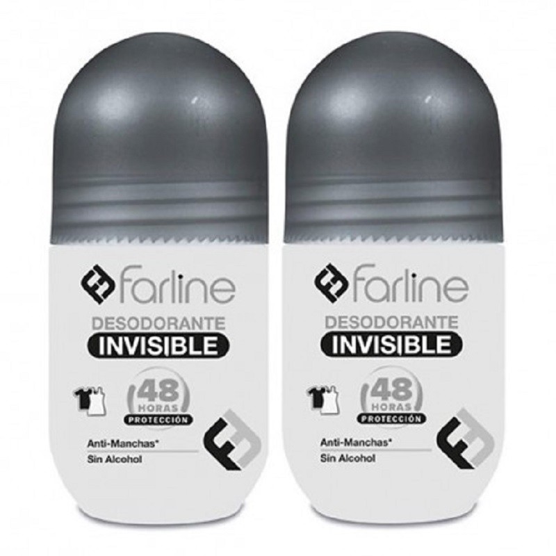 FARLINE Invisible Deodorant Roll-on DUPLO 2x50ml