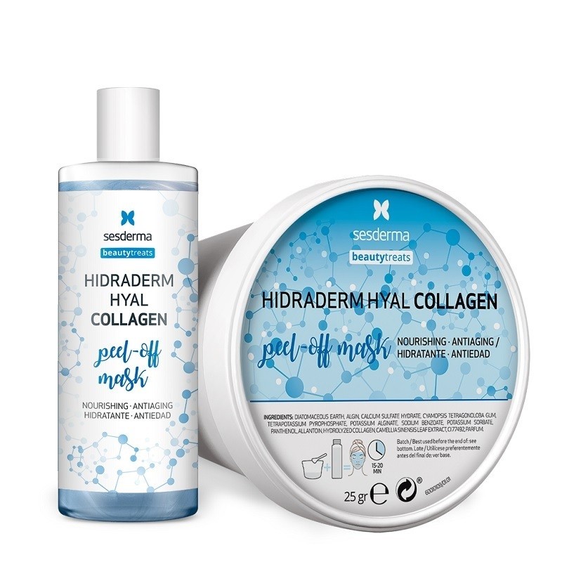 SESDERM Hidraderm Hyal Collagen Peel-Off Máscara Pó + Solução