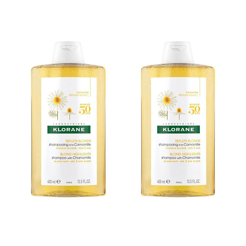 KLORANE Duplo shampoo alla camomilla 2x400 ml KLORANE Duplo shampoo alla camomilla 2x400 ml