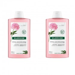 KLORANE Duplo peony shampoo 2 x400 ml