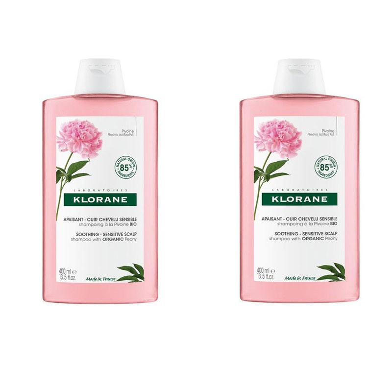 KLORANE Duplo Pfingstrosenshampoo 2 x400 ml KLORANE Duplo Pfingstrosenshampoo 2 x400 ml