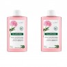 KLORANE Duplo shampoing pivoine 2x400 ml