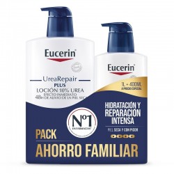 EUCERIN Urea Repair Plus Loción 10% Urea 1000ml + 400ml GRATIS