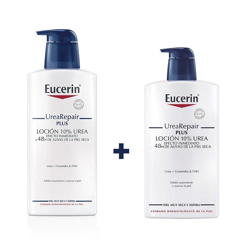 Loção EUCERIN Urea Repair Plus 10% Ureia 1000ml + 400ml GRÁTIS Loção EUCERIN Urea Repair Plus 10% Ureia 1000ml + 400ml GRÁTIS