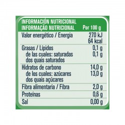 Informação nutricional GERBER Organic Bag Multipack Pêra Maçã e Banana 4x90g