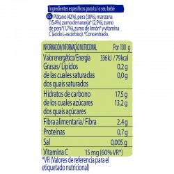 NESTLÉ Beutel mit 4 Früchten +4m 90g – Zutaten