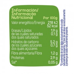 NESTLÉ Tarrito Verdura con Pescado + 8m 190gr información nutricional