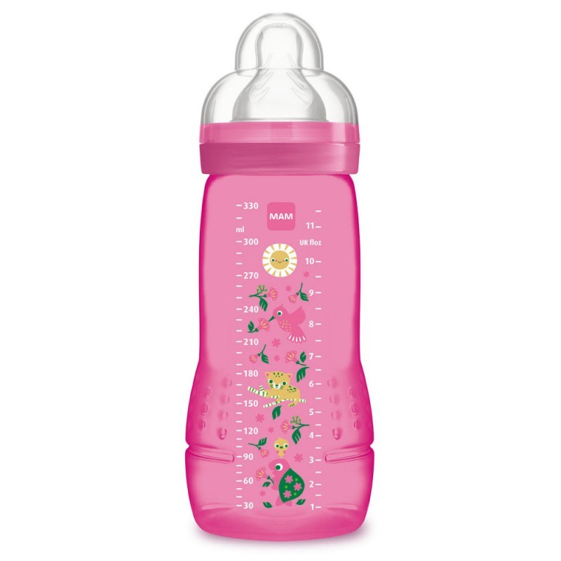 MAM Easy Active Babyflasche 330ml Rosa