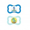 MAM Air Sucette Silicone 16+M 2 Unités (Bleu)