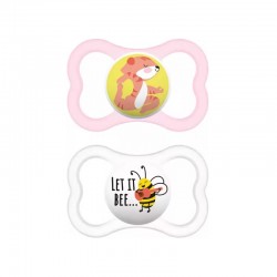 Chupeta MAM Air Silicone 16+M 2 Unidades (Rosa)