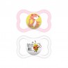 MAM Air Sucette Silicone 16+M 2 Unités (Rose)
