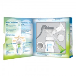 DR. Bomba tira leite manual BROWN com dois modos de extração