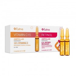 FARLINE Vitamina C15 + Retinolo Fiale 10 fiale (5+5 unità)