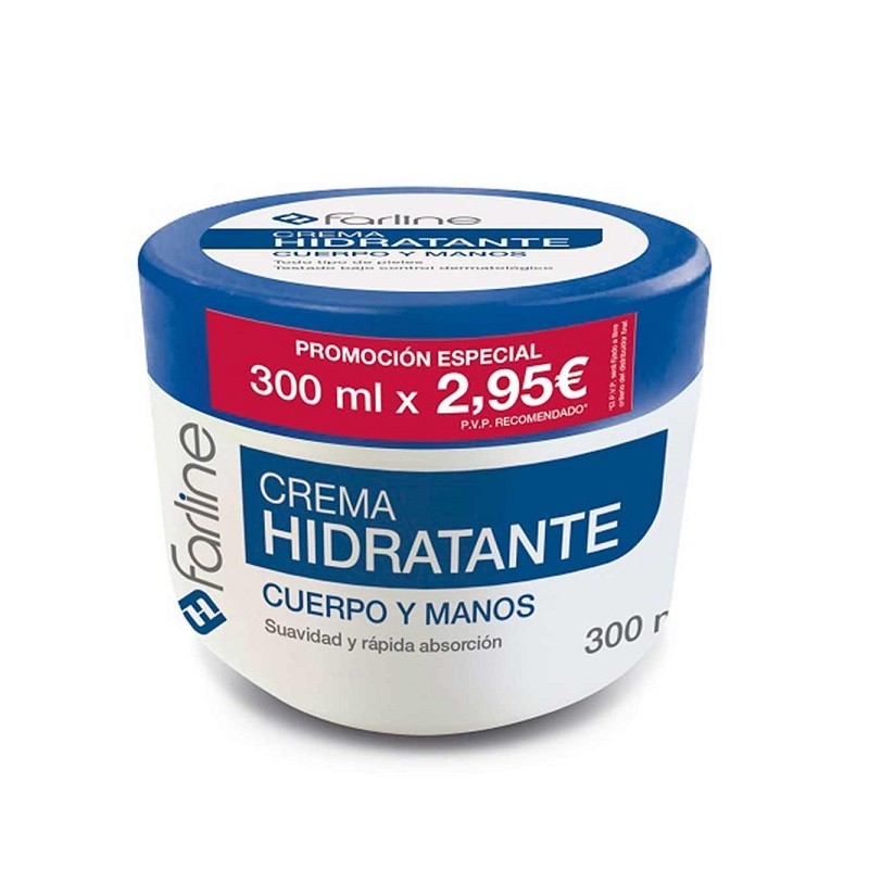 FARLINE Feuchtigkeitsspendende Körper- und Handcreme 300ml FARLINE Feuchtigkeitsspendende Körper- und Handcreme 300ml