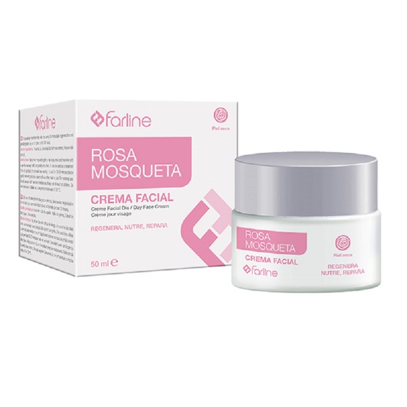 FARLINE Crème Visage à la Rose Musquée 50 ml