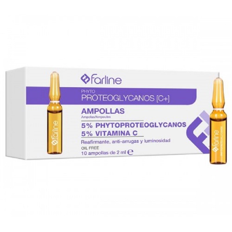 FARLINE Phytoprotéoglycanes + Vitamine C (5+5 ampères x 2 ml) FARLINE Phytoprotéoglycanes + Vitamine C (5+5 ampères x 2 ml)