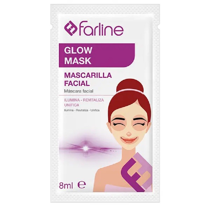 FARLINE Glow Mask Maschera viso 1 unità da 8 ml