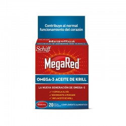 MEGARED Omega-3 Aceite de Krill 20 Cápsulas