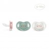 Chupeta SUAVINEX Bonhomía Tetina Anatômica de Silicone SX Pro 6-18 M (Coruja Verde)
