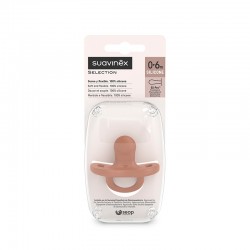 SUAVINEX All-Silicone Pacifier SX Pro Smoothie 0-6 Months (Tile Color)