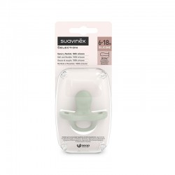 SUAVINEX All-Silicone Pacifier SX Pro Physiological 6-18 Months (Green)