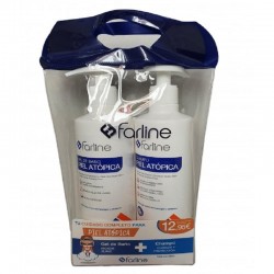 FARLINE Pack Atópia Gel 500ml + Loción 500ml