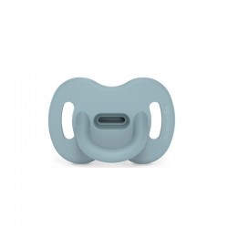SUAVINEX Vollsilikon-Schnuller SX Pro Physiologisch 6-18 Monate (Blau)