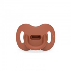 Chupeta SUAVINEX totalmente em silicone SX Pro fisiológica 6 a 18 meses (cor azulejo)