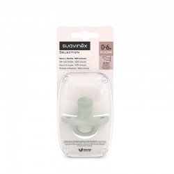 SUAVINEX All-Silicone Pacifier SX Pro Anatomical 0-6 Months (Green)