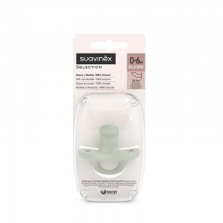 SUAVINEX Vollsilikon-Schnuller SX Pro Anatomisch 0-6 Monate (Grün)