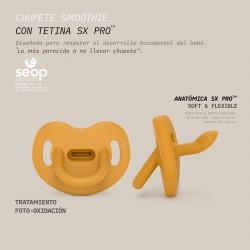 Ciuccio SUAVINEX interamente in silicone SX Pro anatomico 0-6 mesi (colore piastrella)