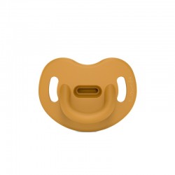 SUAVINEX Sucette tout silicone SX Pro Anatomique 0-6 mois (couleur moutarde)