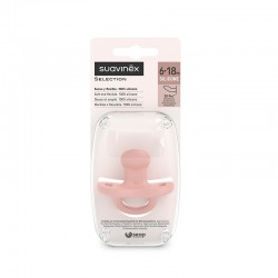 SUAVINEX All-Silicone Pacifier SX Pro Anatomical 6-18 Months (Pink)
