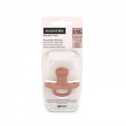 SUAVINEX All-Silicone Pacifier SX Pro Anatomical 6-18 Months (Tile Color)