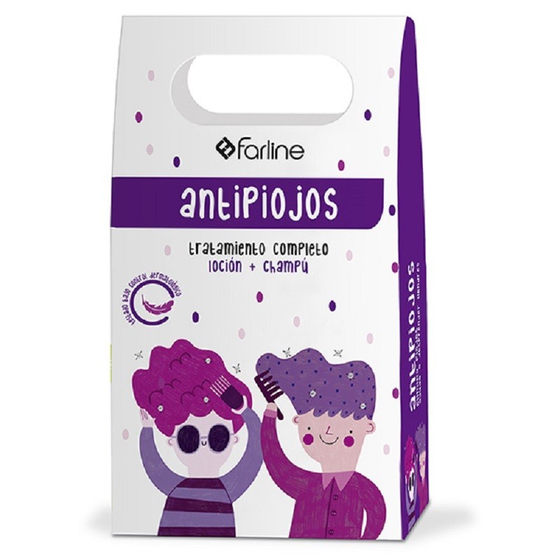 FARLINE Pack Anti-Läuse-Lotion 100ml + Anti-Läuse-Shampoo 100ml