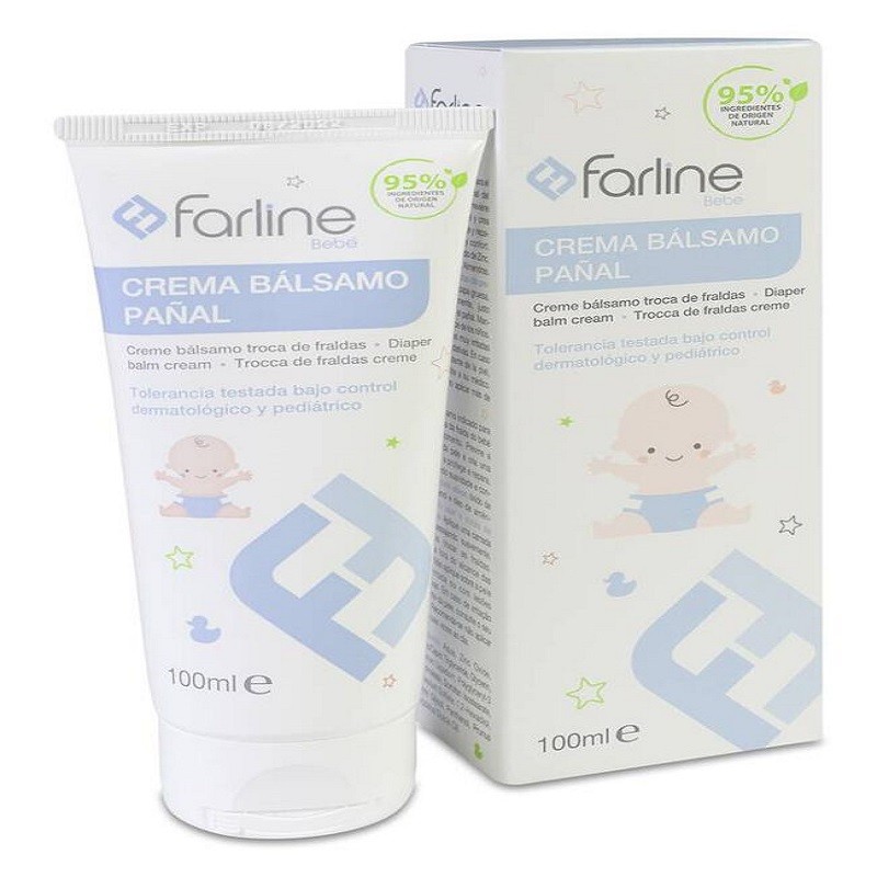 FARLINE Baume pour Couches Bébé Crème 100 ml FARLINE Baume pour Couches Bébé Crème 100 ml