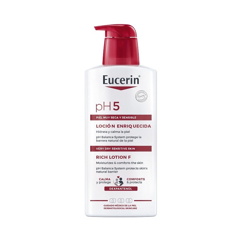 EUCERIN pH5 Lozione Arricchita per Pelli Sensibili Molto Secche 400ml EUCERIN pH5 Lozione Arricchita per Pelli Sensibili Molto Secche 400ml