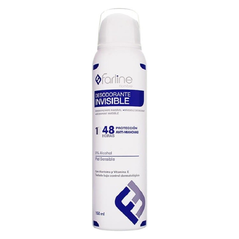 FARLINE Déodorant Spray Invisible Homme 150 ml